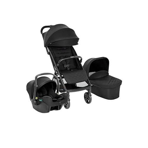 Zeitlich begrenztes Angebot: Graco - MYAVO TRIO - Leichter Kinderwagen mit Schnellverschluss (0-22 kg), Autositz für Babys (40 bis 75 cm), Babywanne (mx 9 kg); Midnight von 294.22 € auf 294.22 € (0.00% Rabatt)