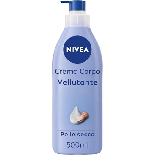 Limitiertes Angebot: NIVEA Samtige Körpercreme 500 ml, Feuchtigkeitscreme 72h angereichert mit reiner Hyaluronsäure, Sheabutter und intensivem Nährserum, feuchtigkeitsspendende Körpercreme trockene Haut von 11.72 EUR auf 11.72 EUR (Spare 0%)