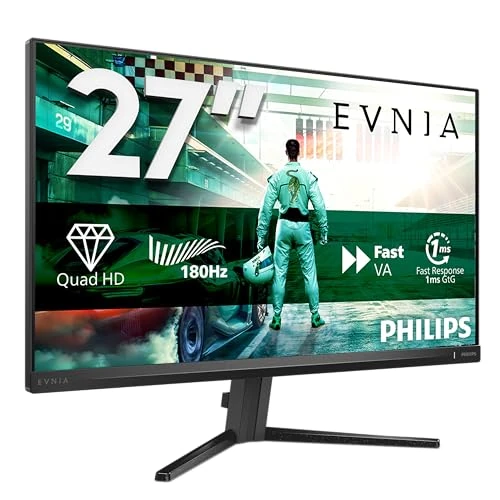 Offerta a tempo: Philips Gaming Monitor 27M2N3500AM 27 pollici, , 2560x1440, WQHD, 180Hz, Fast VA Panel, 0.5ms MPRT, , (HDMI2x 2.0 DP 1x 1.4) Adaptive Sync, HDR10, FreeSync Premium, Grigio Scuro - 24% da 169.00 € a 129.00 €