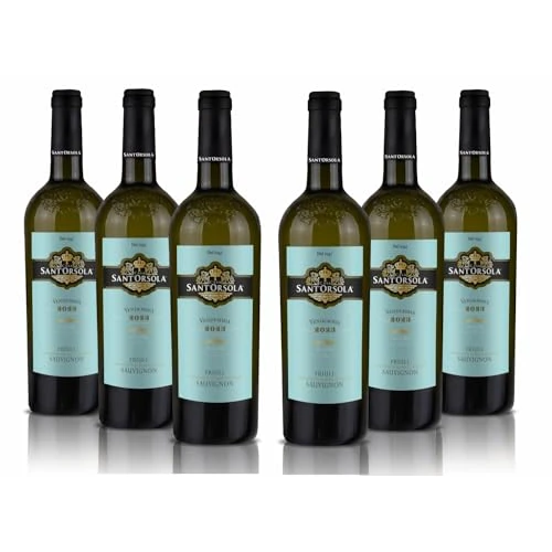 Offerta a tempo: Sant'Orsola Premium Sauvignon D.O.C. Friuli, Vino Bianco Italiano, Gusto Pieno Rotondo e Palato Aromatico, 6x750 ml - 0.00% da 44.45 € a 44.45 €