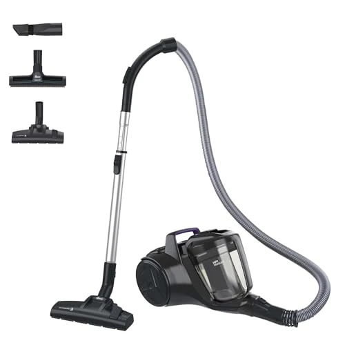Tijdelijke aanbieding: Hoover HPZ107HM, krachtige stofzuiger zonder zak, voor harde vloeren en tapijten, EPA-stoffilter, grote 2L-reservoir, geïntegreerde accessoires, 7,5 m werkstraal van 126.39 EUR naar 126.39 EUR (korting 0%)