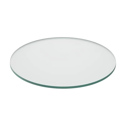 Offre limitée : Relaxdays Plaque en Verre de sécurité trempé, pour Table et cheminée, Ronde, Ø 30 cm, 8 mm d'épaisseur, Transparente de 39.99 € à 39.99 € (0.00% de remise)
