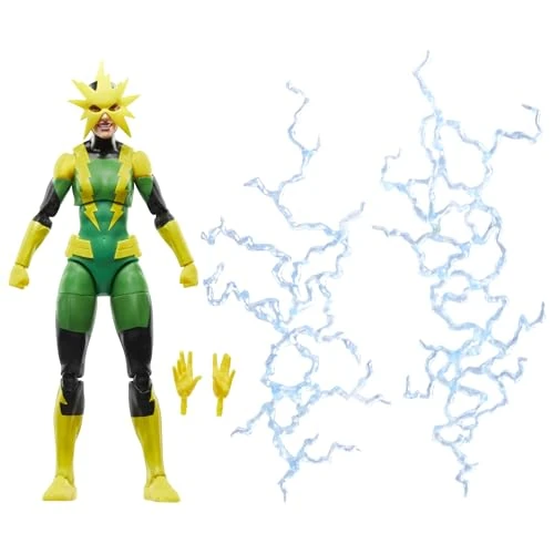 Hasbro Marvel Legends Series, Electro (Francine Frye), action figure ispirata ai fumetti