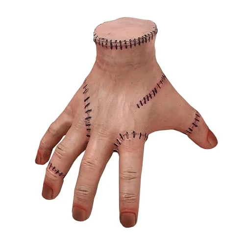 Offerta a tempo: Dlishka Wednesday Family Thing Hand,Realistic Scarred Latex Horror Prop Decoration,Adams Family Cosplay Hand,Suitable As A Gift For A Friend,Funny Party Decoration. - 42% da 11.99 € a 6.99 €