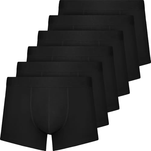 Offre limitée : QINCAO Boxers Homme Lot de 6, Coton sans Logo, Confort Bien ajusté de 19.99 € à 19.99 € (0.00% de remise)