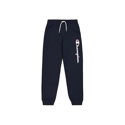 Champion Pantalon de survêtement Legacy Boy - Big Logo, Bleu, 5-6 Ans, Bleu (Bs501), 5-6 Ans