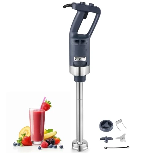 Offerta a tempo: VEVOR Frullatore a Immersione Commerciale 500 W Frullatore a Immersione per Impieghi Gravosi 406,4 mm con Lama in Acciaio Inossidabile, Frullatore Portatile Multiuso per Zuppe, Salse, Purè di Patate - 5% da 159.90 € a 151.90 €