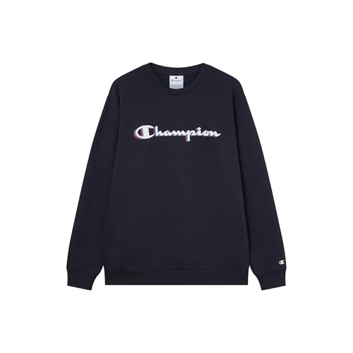 Champion Legacy Man - Sudadera con Logotipo Grande para Hombre, Color Azul, Talla S, Azul (Bs501), S