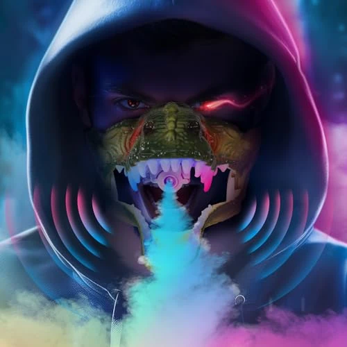 Lovchil Dino Mask with Sound & Spray - Multiple Light Modes, Cosplay Funny Christmas Gifts for Men, Women, Adults, Kids