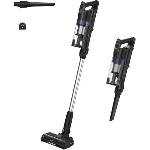 Hoover HF1PZ10H 011 39401071, Cordless Stick Vacuum Cleaner, Black/Purple