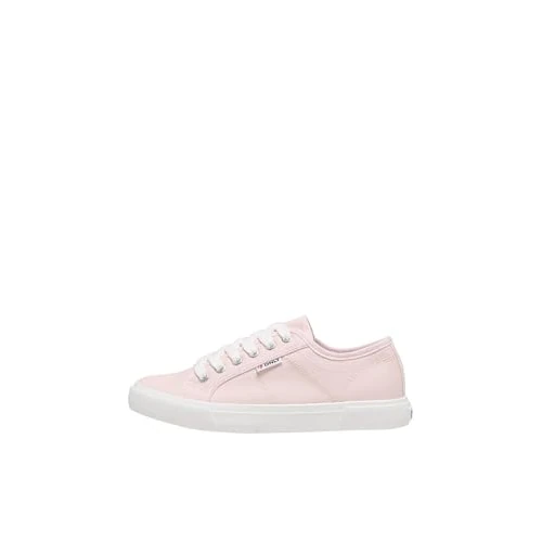 Limited-time offer: ONLY Women's Onlnicola Canvas Trainers Noos, Silver Pink, 41 EU, Silver Pink, 8.5 UK from 33.25 £ to 33.25 £ (save 0.00%)