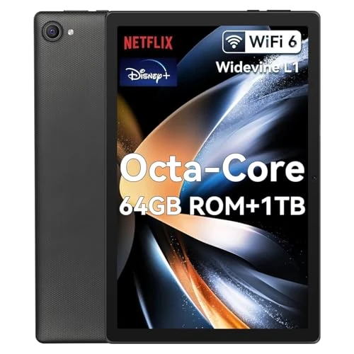 Whitedeer Tablet 10 inch Android 14-Black