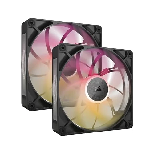 Offre limitee: CORSAIR iCUE Link RX140 Max RGB 140mm PWM Ventilateur Épaiss avec iCUE Link System Hub – Pression Statique Élevée – Palier à Dôme Magnétique – Double Pack – Noir de 119.90 EUR a 53.90 EUR (economie 55%)