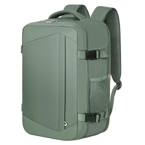 Limited-time offer: KIRFEIHT Cabin Bags 40x20x25 for Ryanair Underseat Carry-Ons Travel Bag - Hand Luggage Backpack Cabin Bag Small Size 20L - Office Daypack School Bag (Green) from 15.79 GBP to 15.00 GBP (save 5%)