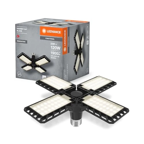 Limitiertes Angebot: LEDVANCE LED FLOODLIGHT HIGHBAY E27 24W BK, ideal für Renovierungsarbeit von 11.95 EUR auf 9.99 EUR (Spare 16%)