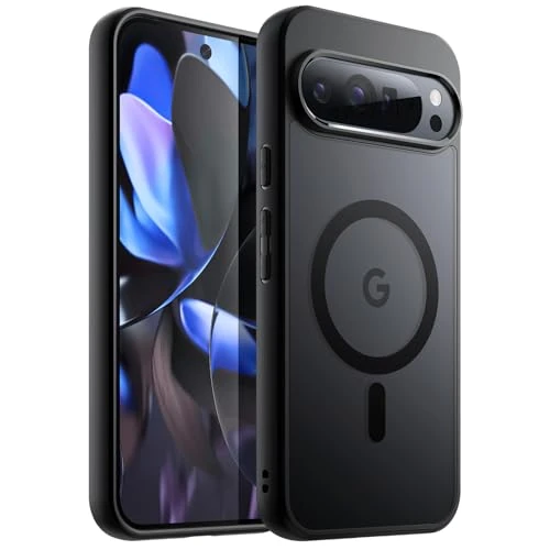 Offre limitée : JETech Coque Magnétique pour Google Pixel 9/9 Pro 2024, Compatible avec MagSafe, Étui Housse Antichoc à Dos Translucide Mat (Noir) de 11.99 EUR à 11.39 EUR (remise 5%)