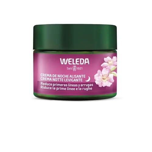 Offerta a tempo: Weleda Crema Notte Levigante Rosa Mosqueta e Té Bianco, Rafforza la barriera cutanea, riduce le prime rughe e idrata in profondità (1x40 ml) - 19% da 15.32 € a 12.47 €