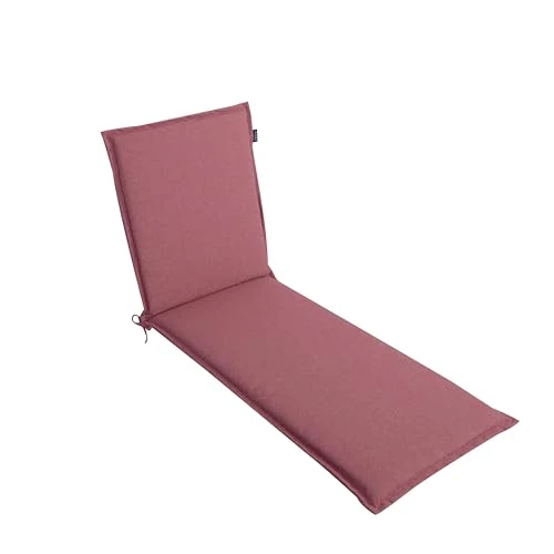 Offerta a tempo: LILENO HOME Cuscino per lettino prendisole [set da 1 pezzo - lettino reclinabile] colore rosso - cuscino per lettino da giardino perfetto per sdraio da spiaggia - cuscino per lettino da giardino (190 - 37% da 58.99 € a 37.21 €