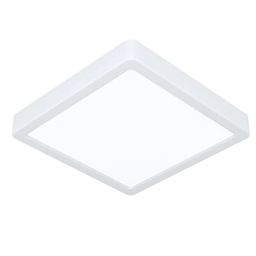 Offre limitée : Eglo Plafonnier LED Fueva 6, lampe de plafond carrée, éclairage de bureau, luminaire en saillie en plastique blanc, blanc chaud - blanc froid, 22x22 cm de 24.90 € à 24.90 € (0.00% de remise)