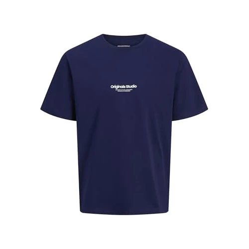 Offerta a tempo: JACK & JONES JORVESTERBRO Tee SS Crew Neck Noos Uomo T-Shirt Blu S 100% Cotone Regular - 50% da 17.99 € a 9.00 €
