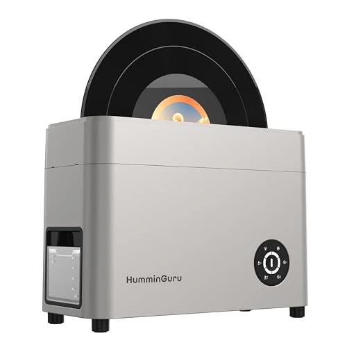 Offre limitée : HumminGuru Nettoyeur de disques Vinyle à Ultrasons-Nettoyage Professionnel à Ultrasons LP 40 kHz avec séchage Automatique, capacité de 350ml,filtres à air et à Eau Inclus (NOVA Sable Blanc 7"/10"/12") de 999.00 € à 999.00 € (0.00% de remis