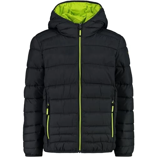 Offerta a tempo: CMP - Giacca da bambino in nylon con cappuccio fisso, Antracite — 34% da 69,95 € a 45,87 €
