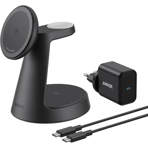 Offerta a tempo: Anker MagGo Caricatore Wireless iPhone Magnetico 15W (Dock Stand) - 23% da 84.99 € a 65.38 €
