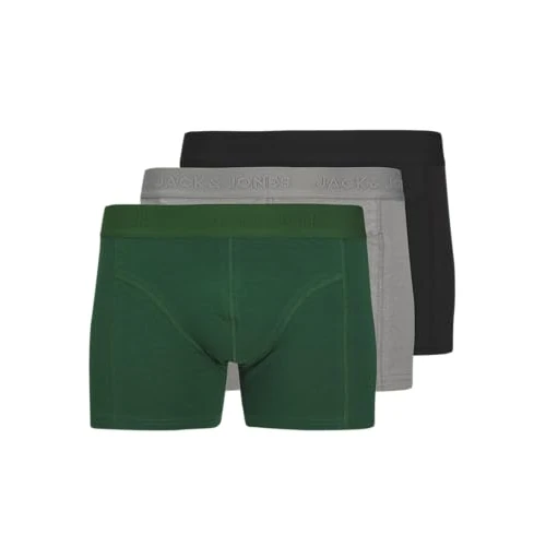 Zeitlich begrenztes Angebot: JACK & JONES Herren Jacordinary Trunks 3 Pack, Grey, xx_l (3er Pack) von 29.99 € auf 20.93 € (30% Rabatt)