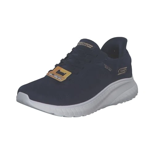 Oferta limitowana: Skechers Damskie buty sportowe bez użycia rąk wsuwane Bobs Squad Chaos-Current Muse Sneaker, granatowy, 40 EU z 266.58 zł na 266.58 zł (oszczędź 0.00%)