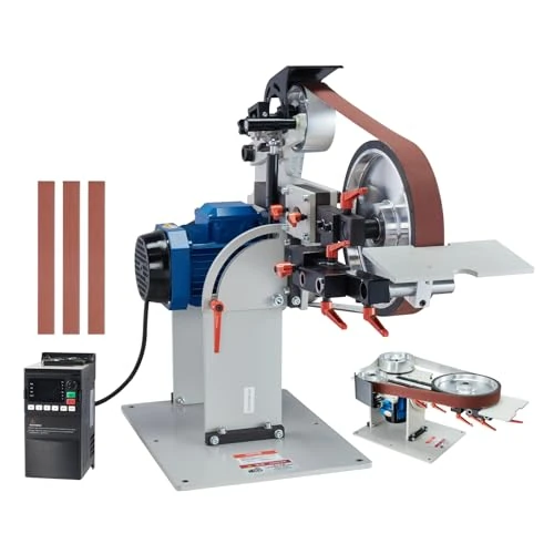 Zeitlich begrenztes Angebot: VEVOR Bandschleifmaschine, 72 x 2 Zoll Bandpolierer mit variabler Geschwindigkeit und VFD, 1500 W Messerschärfer mit 3 Schleifformen und 3 Schleifbändern für die Metallbearbeitung von 819.90 € auf 721.90 € (12% Rabatt)