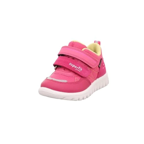 Superfit Girls' Sport7 Mini Gore-Tex Trainers, Pink Yellow 5500, 1 UK