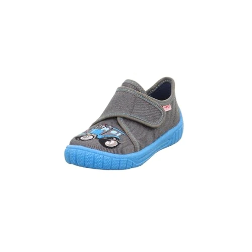 Superfit Pantofole da ragazzo Bill, Grigio Azzurro 2060, 30 EU