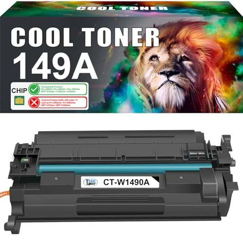 Offerta a tempo: Cool Toner 149A 149X (Con Chip) Compatibile Toner per HP LaserJet Pro 4002dn 4002dw 4002d 4002 MFP 4102fdn 4102fdw 4102dw 4102 149A 149X W1490A W1490X - Nero, Confezione da 1 - 0.00% da 49.99 € a 49.99 €