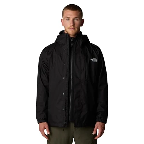 The North Face - Herren Quest Zip-In Kompatible Jacke - Wasserdicht, Atmungsaktiv - TNF Black-NPF - S