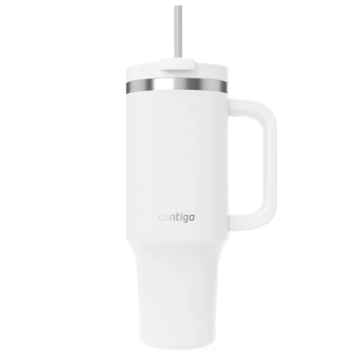 Limited offer: Contigo Streeterville Tumbler 1200 ml with Handle | Stainless Steel Vacuum Insulated Water Bottle with Straw and Lid | Cold for 29 Hours | Travel Mug | Thermal Flask | BPA Free from 58.00 EUR to 58.00 EUR (save 0%)