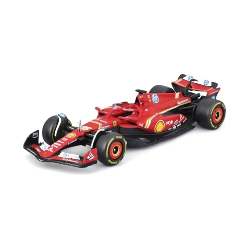 Offre limitée : Bburago Ferrari SF-24 Charles Leclerc #16 2024 - Modèle réduit réaliste de Voiture à l'échelle 1:43, pilotée par Charles Leclerc, Licence Officielle Ferrari, âge recommandé 3+ Ans de 14.93 EUR à 13.59 EUR (remise 9%)