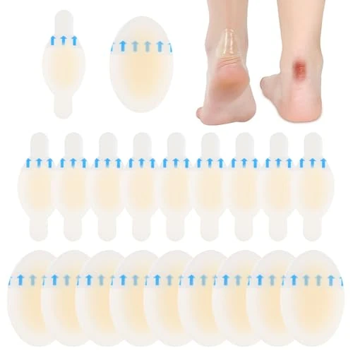 Offerta a tempo: iLamvie 20 Cerotti Anti Vesciche Piedi, Cerotti Idrocolloidali per Talloni, Dita e Avampiede, Protezione Morbida per Scarpe, Sport e Viaggi - 50% da 11.99 € a 5.98 €
