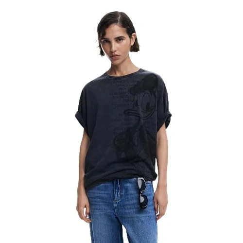 Oferta ograniczona: Desigual T-shirt damski, czarny, M z 182.50 EUR na 182.50 EUR (znizka 0%)