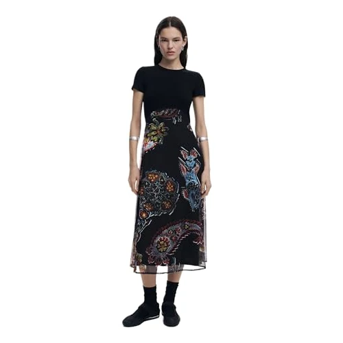 Limited offer: Desigual Women's Dress Designed by Mr. Christian Lacroix from 197.87 EUR to 122.68 EUR (save 38%)