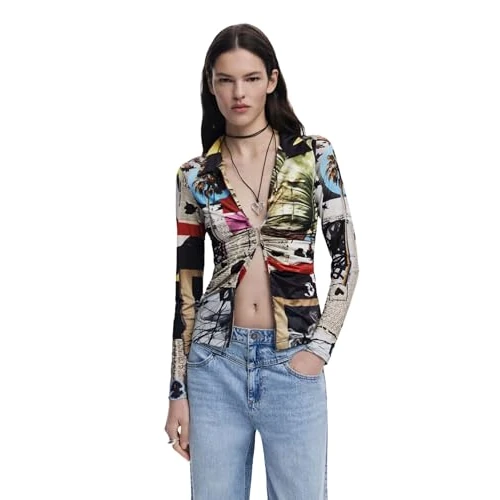 Offerta a tempo: Desigual TS_Newspaper_Lacroix, 2000 Black, M - 7% da 48.14 € a 44.82 €