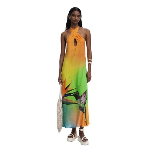Offerta a tempo: Desigual Swim_COLIBRÍ Dress, 9019 Tutti Fruti, L - 40% da 99.95 € a 59.72 €