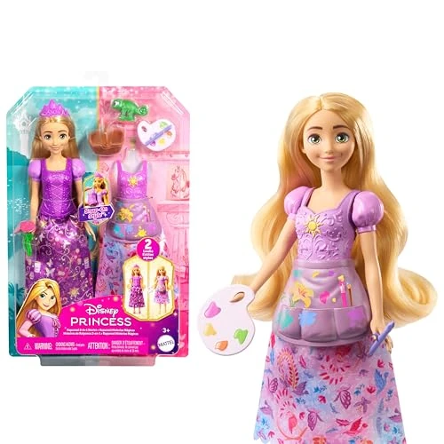 Offerta a tempo: Mattel Disney Princess Rapunzel con 2 look ispirati al film - 0.00% da 19.99 € a 19.99 €