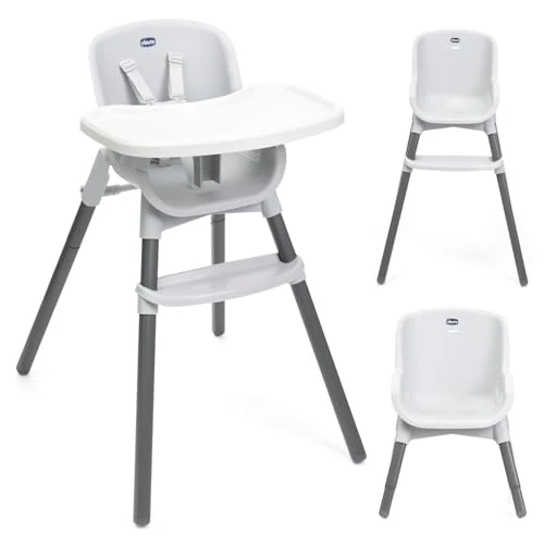 Polly Zest Ontwikkelingsstoel voor baby's van 6 maanden tot 40 kg, kinderstoel met wasbare zitting, 5-puntsgordel en afneembaar dienblad, Compact opvouwbaar, Lichtgewicht en minder gewicht