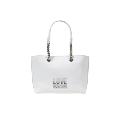 Limited-time offer: Love Moschino Ladies Poljc4257pp0mkd0100u White Shoulder Bag, White from 131.57 GBP to 131.57 GBP (save 0%)
