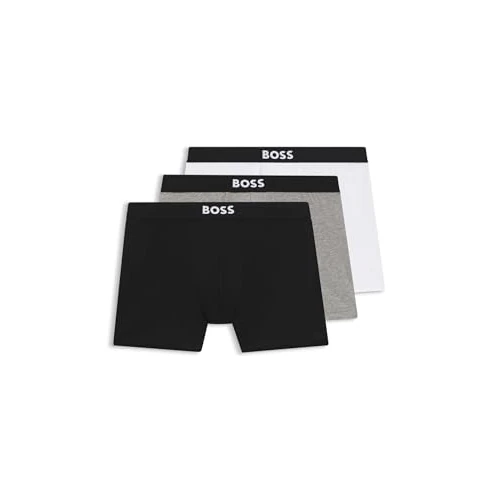Offre limitée : BOSS Hommes BoxerBr 3P One Lot de Trois Boxers Longs en Coton Stretch de 44.95 € à 24.02 € (46.56% de remise)