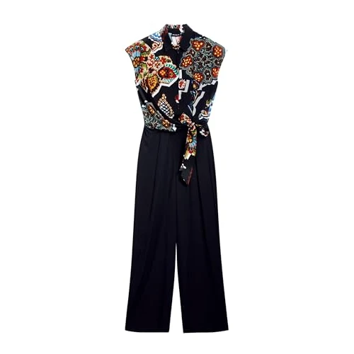 Offerta a tempo: Desigual JUMPSUIT_PAISLEY_LACROIX, 2000 BLACK, M - 8% da 73.08 € a 67.41 €