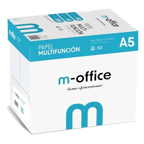 Offerta a tempo: OFITURIA Carta Multifunzione A5 80g, 2500 Fogli, Ideale per Ufficio e Casa, Certificata FSC e Riciclabile - 0.00% da 34.95 € a 34.95 €