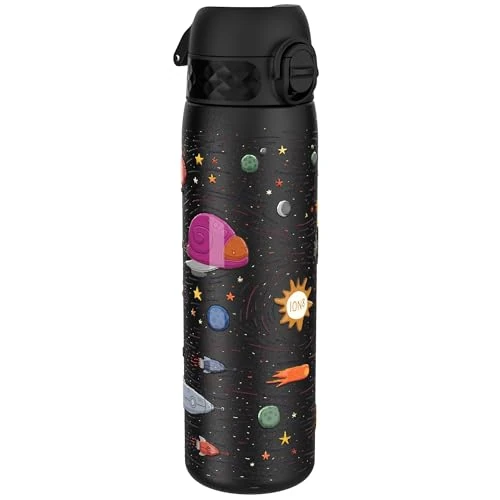 Zeitlich begrenztes Angebot: ION8 Vakuumisolierte Edelstahl-Trinkflasche, 500 ml, Auslaufsicher, Einhandöffnung, Sichere Verriegelung, Spülmaschinenfest, Tragegriff, Leicht zu Reinigen, Langlebig & Kratzfest, Raumschiffe Design von 25.99 € auf 19.50 € (25