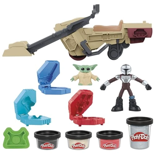 Limited offer: Play-Doh STAR WARS: THE MANDALORIAN Launching Speeder Playset from 19.61 EUR to 17.65 EUR (save 10%)