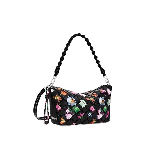 Limited offer: Desigual Eclat Munich Floral Woven Bag 25SAXPBQ from 46.98 EUR to 46.98 EUR (save 0%)